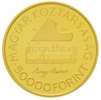 2011. 50.000Ft Au "Liszt Ferenc születésének 200. évfordulója" (7.00g/0.986) T:PP kis felü...