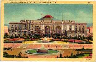 San Francisco, Exposition Auditorium, Civic Center