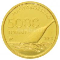 2012. 5000Ft Au "XXX. Nyári Olimpiai Játékok" (0.51g/0.999) T:P 
Hungary. 5000 Forint &qu...