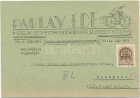 cca 1930-1940 Másolással, sokszorosítással kapcsolatos szórólapok(Paulay Ede Műszaki Sokszorosító, M...