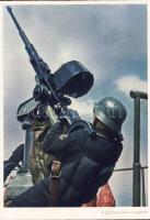 German gunner on the sea