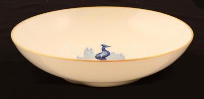 cca 1970 Meisseni tányér (DDR), matricás, jelzett, szép állapotban, d: 18 cm