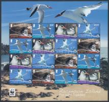 WWF: Madarak kisív, WWF Birds mini sheet
