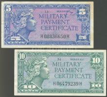 USA/katonai kiadás 1964-68. series 611. 5c, 10c (1964.) T:II