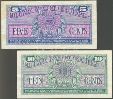 USA/katonai kiadás 1964-68. series 611. 5c, 10c (1964.) T:II