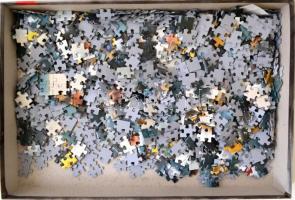 2 darabos puzzle (kirakó) tétel: 2001 Hexenlochmühle ( Schwarzwald, Németország), 1500 darabos Raven...