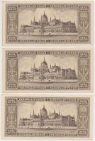 1946. 100.000.000P (8x) sorszámkövetők T:I-,II
Adamo P27