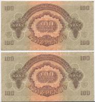 1944. 100P "A Vöröshadsereg Parancsnoksága" (4x) sorszámkövetők T:I-,II
Adamo P47