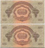 1944. 100P "A Vöröshadsereg Parancsnoksága" (4x) sorszámkövetők T:I-,II
Adamo P47