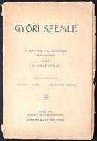 cca 1930 Győri Szemle, dr. Valló István szerk., felvágatlan példány, 24x16cm