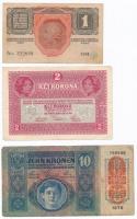 1914. 2K "C" sorszámjel + 50K piros "Deutschösterreich" felülbélyegzéssel + 1915...