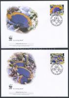 WWF Fishes set 4 FDC WWF: Halak sor 4 db FDC-n