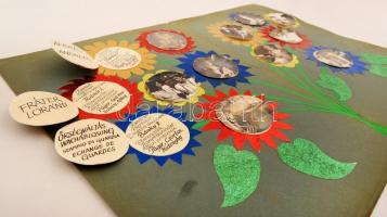 cca 1945 Mesterfilm reklámfüzet színes,kinyithatós  fotókkal, 2db, 35x25cm