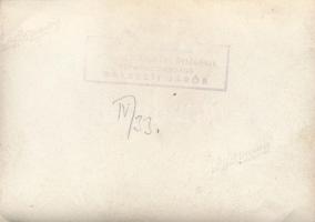 cca 1940 Mini tankkal gyakorlatozó rendőrök. A M. kir rendőrség Budapesti Rendőri Őrségének Főparanc...