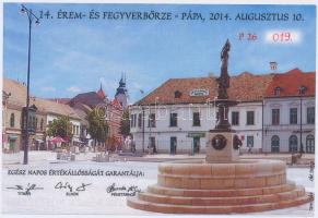 Pápa 2014. "14. Érem- és Fegyverbörze" 800Ft pénzpótló utalvány T:I