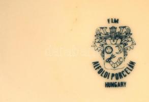 2 db. régi autós bögre, Zsolnay, Alföldi Porcelán, matricás, jelzett, 10 cm, 9 cm