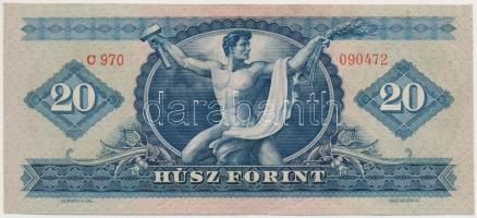 1949. 20Ft nyomdai papírránc T:I hátlapon apró ragasztónyom 
Adamo F10