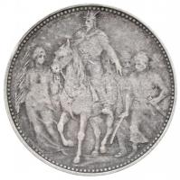 1896. 1K Ag "Millenium" jó állapotban lévő eredeti "Milleniumi Koronaérem - 1896&quot...