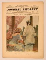 1901 A Journal Amusant, journal humoristique No.122 - francia nyelvű vicclap, illusztrációkkal, 15p / French humor magazine