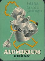 1956 Alumíniumedény kártyanaptár