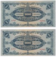 1946. 10.000MP (2x) sorszámkövetők T:I,I-