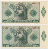 1940. 2P (2x) sorszámkövetők T:I
Adamo P2