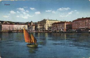 Fiume, Rijeka; Kikötő, vitorlás / port, sailing boat (EB)