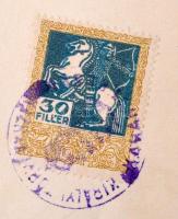 1902 Járásbírói kinevezés dr. Bátsmegyey Imrének Plósz Imre (1846-1925) igazságügyminiszter aláírásá...