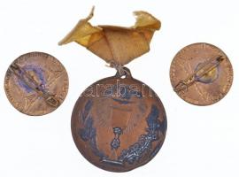 1938. "XXXIV. Nemzetközi Eucharisztikus Kongresszus Budapest" Br jelvény, hátoldalán &quot...