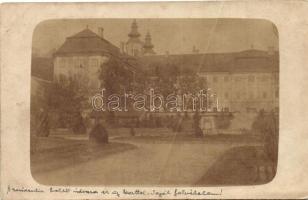 1912 Nagyvárad, Oradea; Püspöki rezidencia, belső udvar / bishop's palace, courtyard, photo (fa)