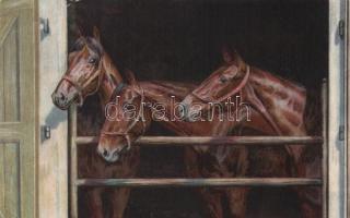 Horses,Wenina - Delila litho (EB)