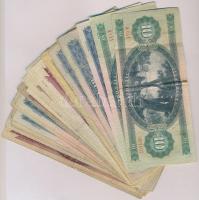 30db-os vegyes magyar forint bankjegy tétel, közte 1949. 10Ft T:III,III-