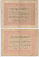 1848. 5Ft "Kossuth Bankó" vörösesbarna + 1848. 5Ft "Kossuth Bankó" barna + 1849....