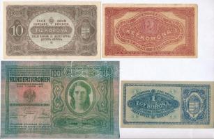 1912. 100K + 1920. 1K + 1920. 2K + 1920. 10K T:II-III egyik restaurált
Adamo K28, K4, K7, K14