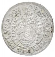 1690K-B 15kr Ag "I. Lipót" Körmöcbánya (6,35g) T:1-,2 juszt.
Hungary 1690K-B 15 Kreuzer A...