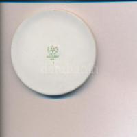 DN "Karcagi Mezőgazdasági Szakközépiskola 1899" jelzett Hollóházi porcelán plakett (63mm) ...