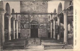 Torcello, Cattedrale, Interno verso la porta maggiore / cathedral interior