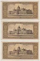 1946. 100.000.000P (5x) sorszámkövetők (3+2) T:I-,II