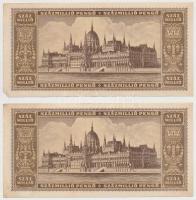 1946. 100.000.000P (5x) sorszámkövetők (3+2) T:I-,II