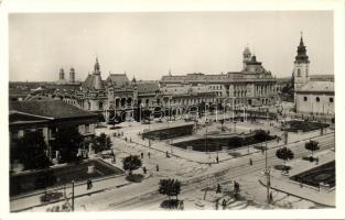 Nagyvárad, Oradea; Szent László tér, üzletek / square