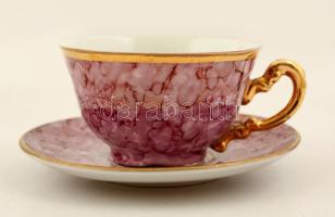 Zsolnay mokkás készlet, jelzett, hibátlan