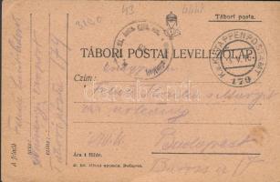 Jelzés nélkül: A kis csueslány, tábori postai levelezőlap. Tus, papír, 9x14 cm