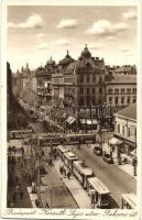 Budapest - 8 db RÉGI városképes lap, vegyes minőségben / Budapest - 8 pre-1945 town-view postcards, mixed quality