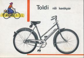 cca 1960 A Csepel Toldi női kerékpár műszaki tájékoztatója