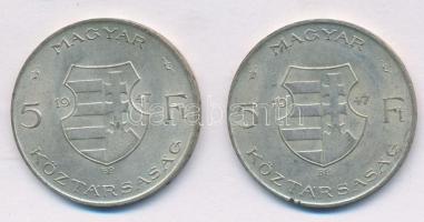 1947. 5Ft Ag "Kossuth" (2x) T:2
Adamo 8.1