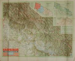 1942 Nagyalakú Kárpátalja térkép / Subcarpathia map