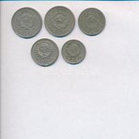 Szovjetunió 1932. 15k Cu-Ni + 1933. 20k Cu-Ni + 1936. 20k Cu-Ni + 1939. 10k Cu-Ni + 1940. 15k Cu-Ni ...