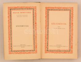 Magyar Írómesterek. A Petőfi Társaság Jubiláris Könyvei, 10 kötet (Költemények, Elbeszélések, Tanulm...