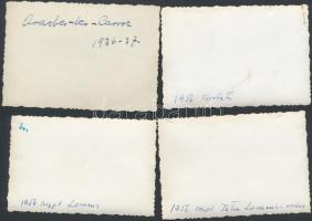 1936-1956 Hegyi kirándulások fotói, a Csorba-tótól, a lomnici csúcsról, Araches-les-Carroz-ból(Franc...