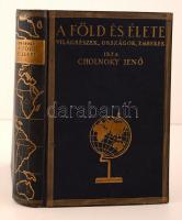 Cholnoky Jenő: A Föld és élete I-VI. kötet. Gazdag képanyaggal. Kiadói egységes egészvászon sorozat ...
